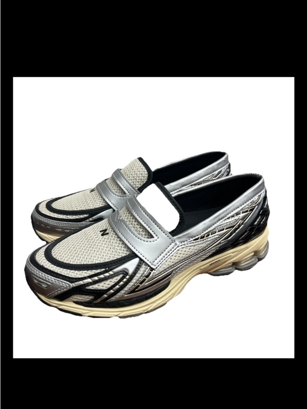 New Balance 1906L Silver Metallic Cream Loafer U1906LOB Men's Sizes NWB Men’s 10